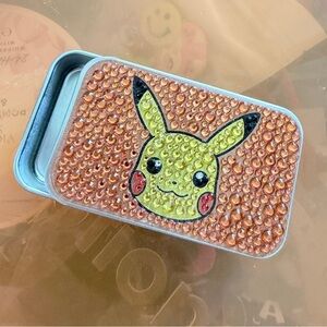 Nintendo Pikachu Crystal Tin - Yellow and Orange